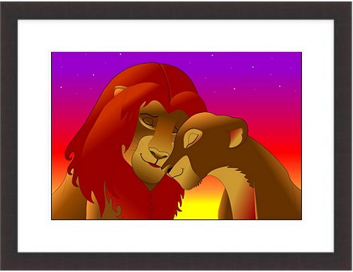 Lion Lioness The Lion King Walt Disney Cartoon